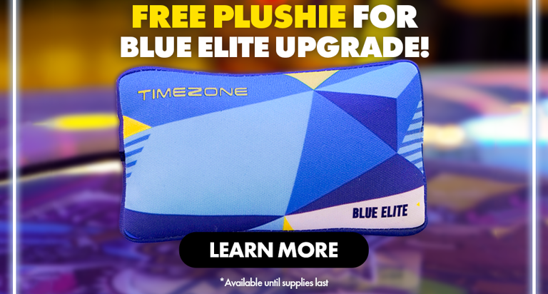 Free plushie for Blue Elite upgrade