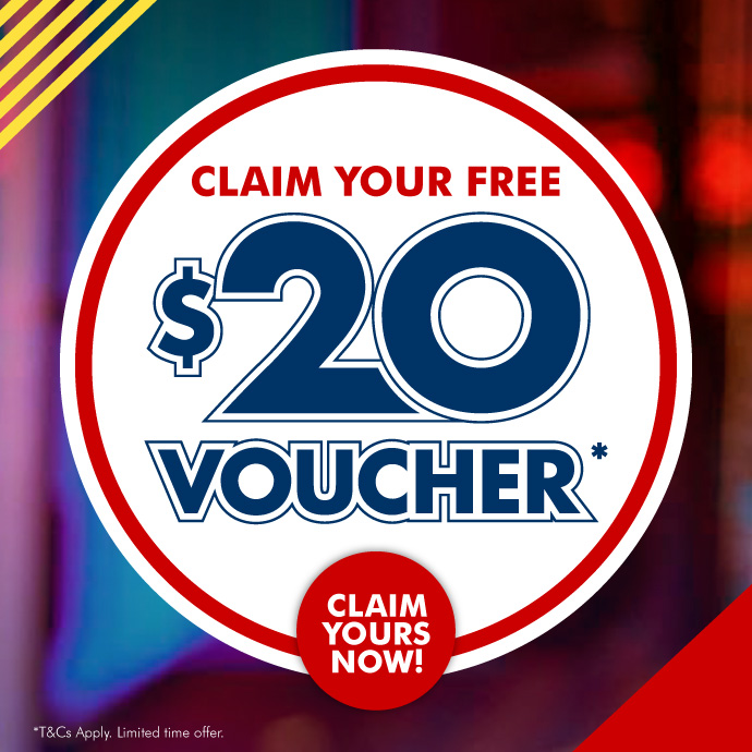 FREE 20 dollar voucher!