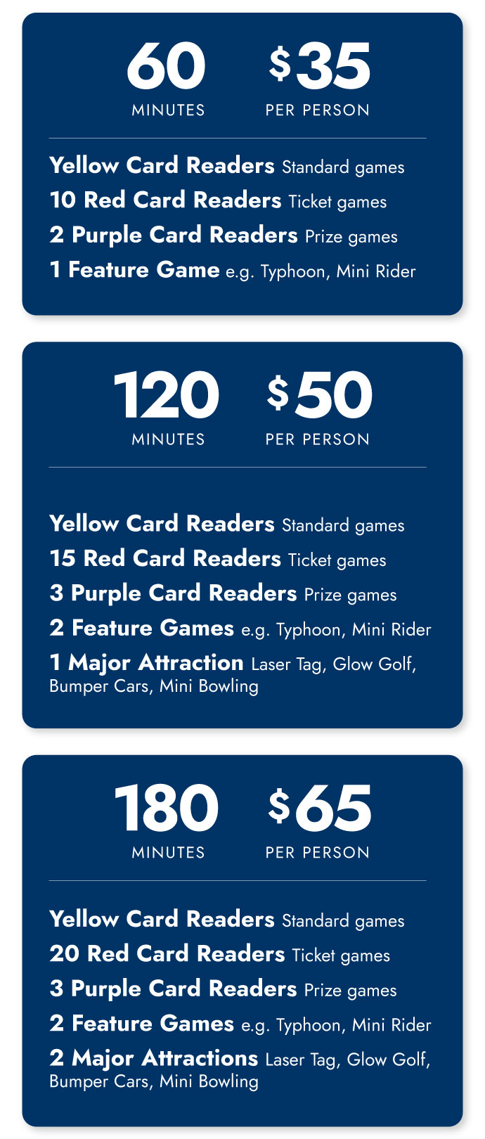 Time Play Packages