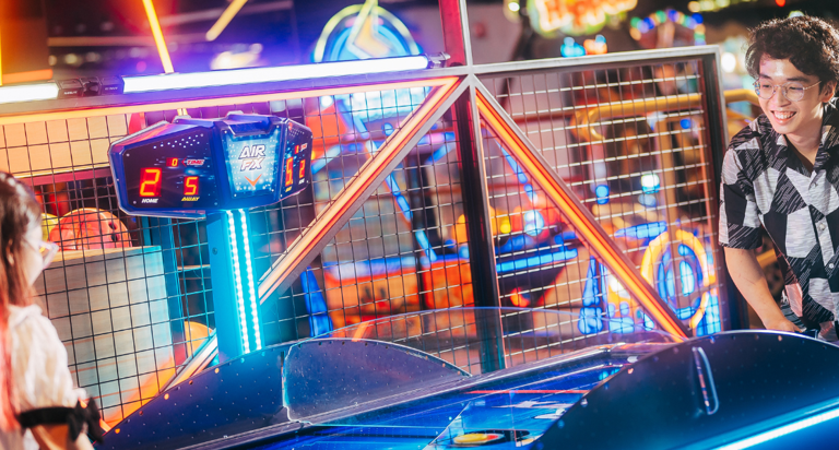 Air Hockey Arcade: Challenge Your Friends at Timezone Singapore