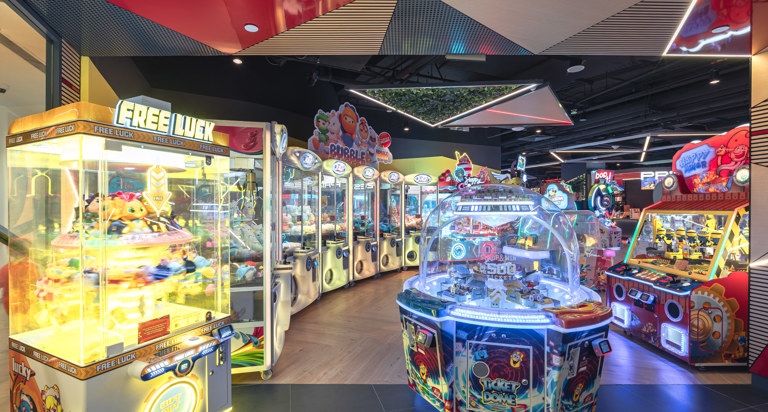 Claw Machines at Timezone Singapore